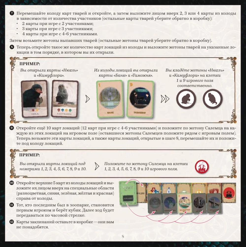 Настольная игра - Фантастические твари